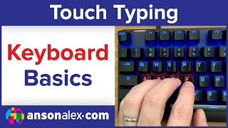 Typing Tutorial Beginner Keyboard Skills [upl. by Gnni]