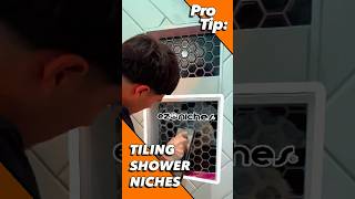 ProTip Tiling Shower Niche [upl. by Okajima867]