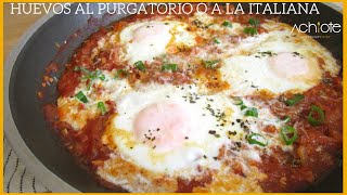 El DESAYUNO más espectacular y sencillo  Huevos al Purgatorio o a la Italiana [upl. by Valentino]