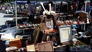 Toji Temple Fleamarket Antique MarketKyoto in Japan [upl. by Notsruht]