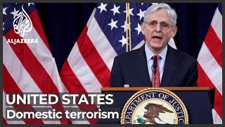 US unveils strategy to confront ‘domestic terror’ threats [upl. by Llehsyt586]