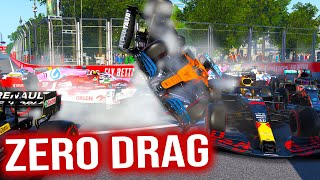 What If F1 Cars Had LITERALLY No Drag [upl. by Bendix523]