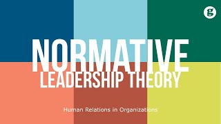 Normative Leadership Theory [upl. by Ordnasela421]