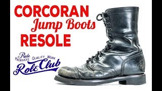 Corcoran Jump Boot Resole 41 [upl. by Rehtae67]