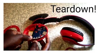 Volkano impulse Bluetooth headphones Teardown How does it work [upl. by Aeli]