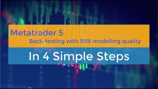 Metatrader 5  Backtesting with 99 Modelling Quality [upl. by Pearson265]