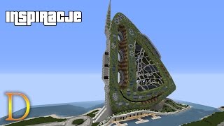 MINECRAFT INSPIRACJE 4  Koncepcyjny wieżowiec przyszłości [upl. by Izaak]