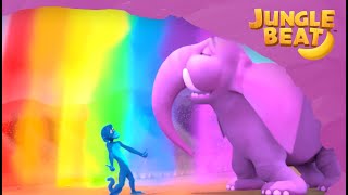 Jungle Beat Munki and Trunk  Fun Compilation 4  Kids Animation 2021 [upl. by Eidroj]