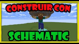 🤯Como construir con schematic en Minecraft🤯 [upl. by Barbie393]