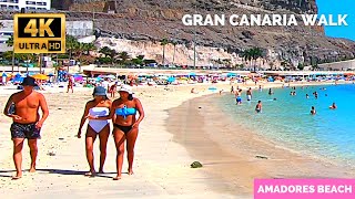 Amadores Beach Walk 4K Gran Canaria 😍 Canary Islands [upl. by Giarla365]