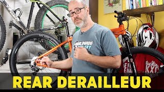 How to adjust your rear derailleur on a mountain bike [upl. by Eedna]