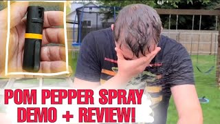 POM OC Pepper Spray Review  Tips amp Demonstration [upl. by Nirro]