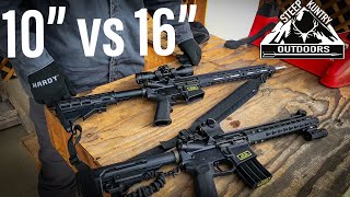 300 Blackout Velocity Test  105quot vs 16quot Barrel [upl. by Scheck861]