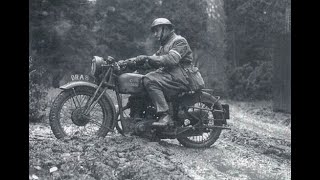 British Army 1942  Motorcycle Riding Technique [upl. by Langer939]