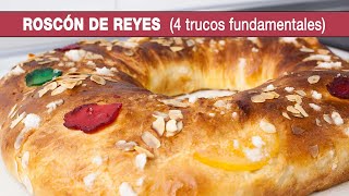 Roscon de Reyes 4 TRUCOS fundamentales [upl. by Clute29]