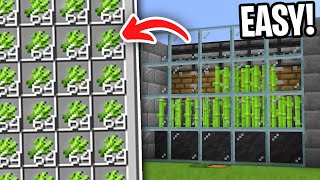 Sugarcane Farm Minecraft 121 JAVA amp BEDROCK [upl. by Yolane958]