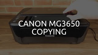 Canon MG3650 Copying [upl. by Elletsirk765]