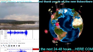 LIVE Earthquake DataEarthquake 3D Monitoring Cascadia Subduction zone Yellowstone [upl. by Sutniuq280]