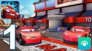 Cars Fast as Lightning  Gameplay Walkthrough Part 1  Todds Track iOS Android [upl. by Asennav]