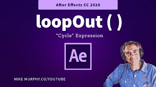 After Effects How To Use the loopOut  Expression [upl. by Anella]