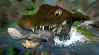 PLAYING AS THE HUGE SECRET CROCODILE  Fish Feed Grow  HD [upl. by Satsok940]