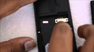 How to Insert SIM card into Nokia 106 [upl. by Lindbom]