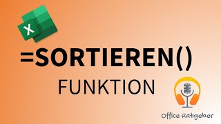 Excel Sortieren Funktion [upl. by Husch921]