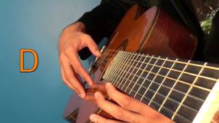 Classical Guitar Tuner Standard Tuning EADGBe  440 hz [upl. by Aneekal]