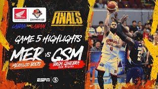 Highlights G5 Meralco vs Ginebra  PBA Governors’ Cup 2019 Finals [upl. by Inej]