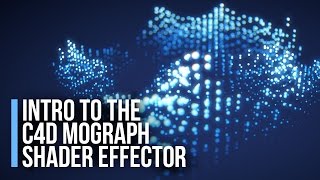 Cinema 4D Tutorial  Intro to the Mograph Shader Effector [upl. by Eniac]