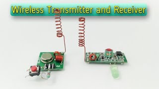 One Channel Transmitter and Receiver with 433Mhz RF module [upl. by Bish]