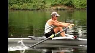 Natural Rowing Technique Demonstrated by Charlotte Hollings [upl. by Aissilem181]