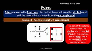 AQA 39 Carboxylic Acids and Derivatives REVISION [upl. by Tuorah]