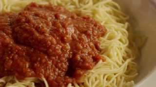 How to Make Quick Spaghetti Sauce  Pasta Recipes  Allrecipescom [upl. by Leirbaj]