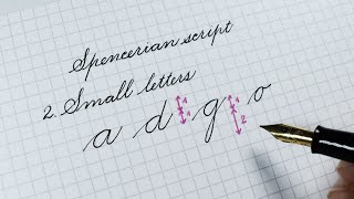 Spencerian Penmanship for beginners Part 1  How to write in Spencerian script  Cursive handwriting [upl. by Ennire]