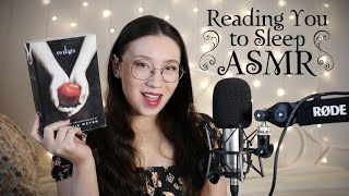 ASMR ✨ Reading to You Until You Fall Asleep 🍎 Twilight 📚 Softly Spoken [upl. by Aiuqal456]