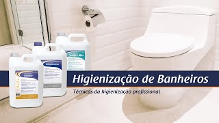 Limpeza de banheiros técnicas da higienização profissional [upl. by Rolecnahc]