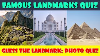 Guess the Famous Landmarks Quiz [upl. by Acemahs]