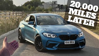 BMW M2 COMPETITION Real OneYear Ownership Review [upl. by Hanikas648]