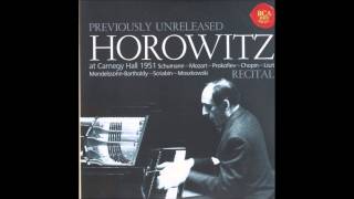 Vladimir Horowitz at Carnegie Hall  1951 [upl. by Johnsten]