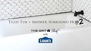 How to Tile a TubShower Surround [upl. by Papp]