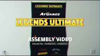 AtGames Legends Ultimate Home Arcade Setup HA880D HA8800S [upl. by Zane]