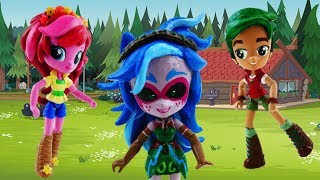 Compilation My Little Pony Equestria Girls Legend of Everfree Gloriosa Daisy Gaia Timber Bruce [upl. by Elvie115]