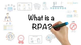 RPA In 5 Minutes  What Is RPA  Robotic Process Automation  RPA Explained  Simplilearn [upl. by Erdnaed]