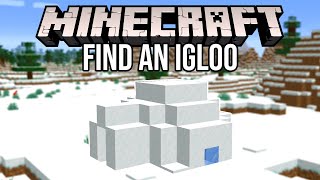 How to Find an Igloo in Minecraft All Versions [upl. by Arman]