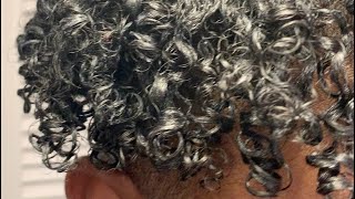 Denman Brush curly hair routinetutorial [upl. by Millisent]