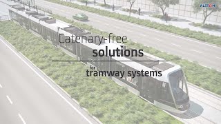 Catenaryfree solutions for tramway systems [upl. by Eibocaj]