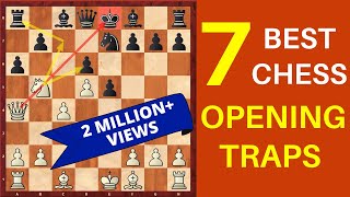 7 Best Chess Opening Traps [upl. by Yma3]