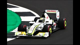 Jenson Button reunited with Brawn F1 at Silverstone [upl. by Halika493]