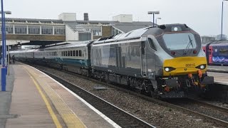 Chiltern Mainline Class 68s Banbury Easter 2015 [upl. by Bertilla]